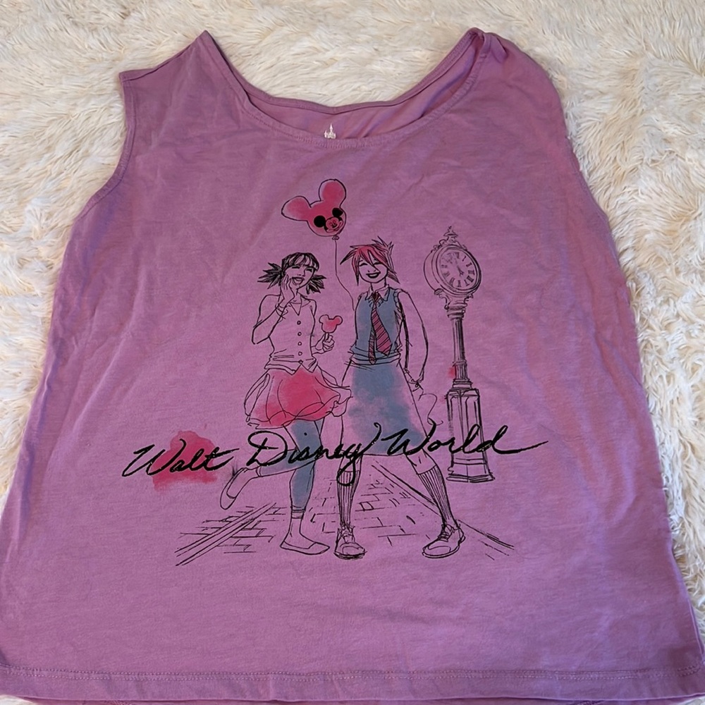 Disney Parks Disney World Purple Main Street Tank Top